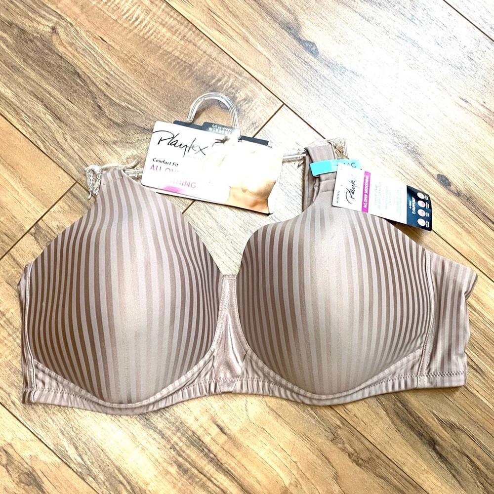 💥 SALE NWT Playtex Perfectly Smooth Bra in Gloss 4707 - Picture 2 of 15